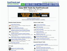 Tablet Screenshot of fasttreck.net